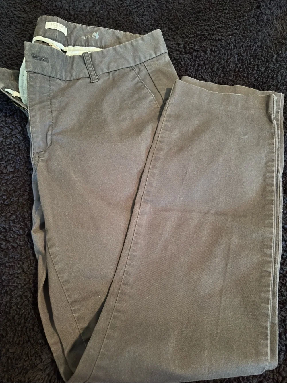 J. Crew women’s  Stretch Chinos in Dark gray